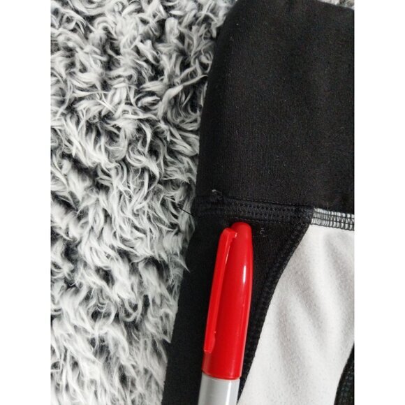 PINK VICTORIA'S SECRET Cozy Pull On Leggings SZ XS‎ Logo Black White Compression - Picture 9 of 10